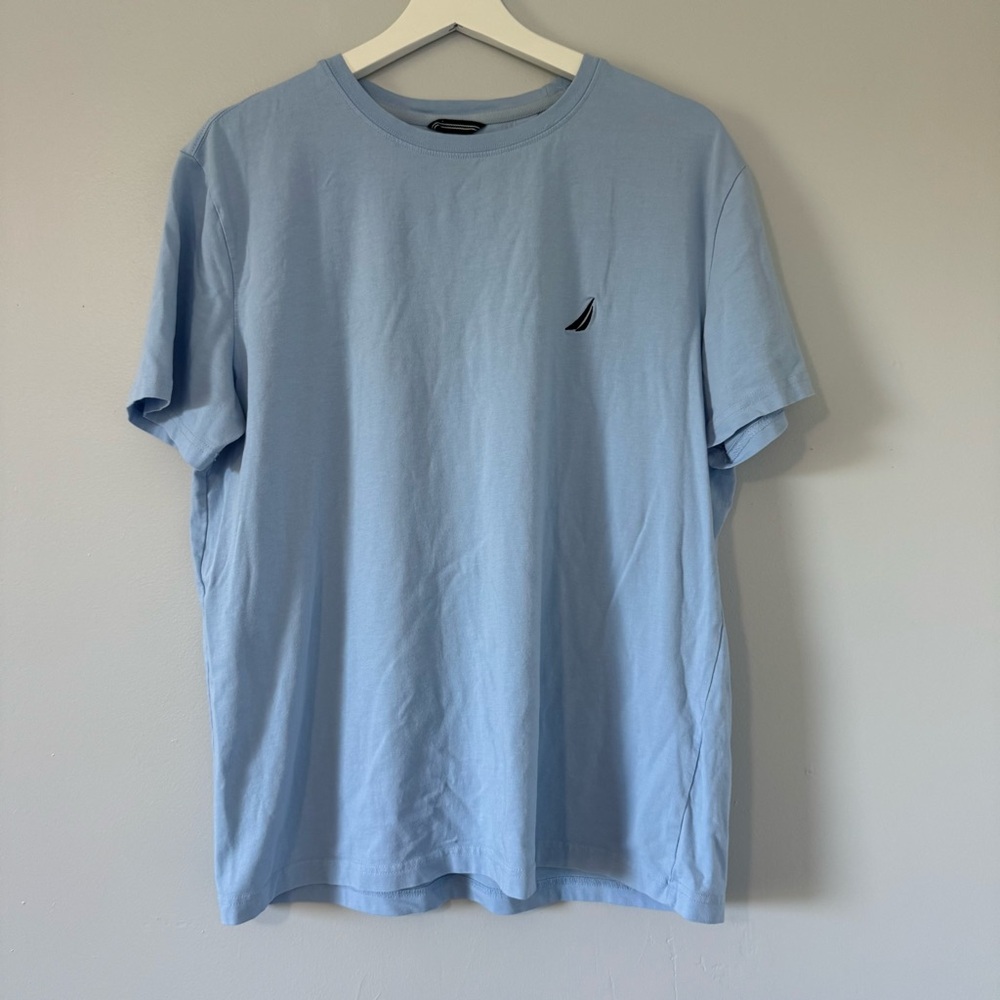 Nautica Sky Blue Performance Tee